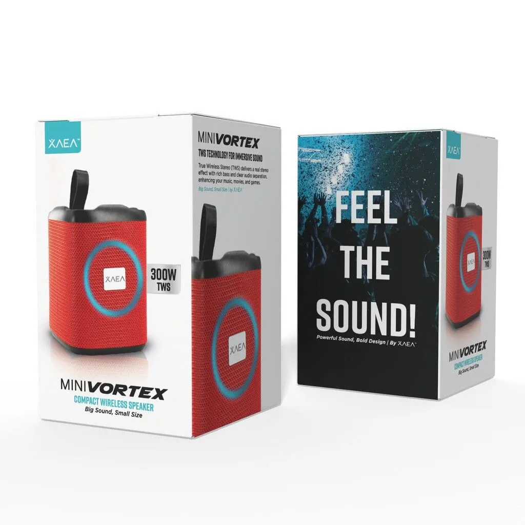 PARLANTE SMALL MODO-011 VORTEX MINI - ROJO