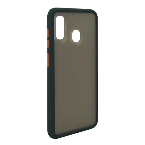 TPU BORDES COLORES MOD154 SAMSUNG A11 - VERDE OSCURO