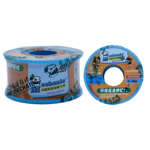 ESTAÑO EN ROLLO - MECHANIC - HBD-366 0.4MM. 100GR
