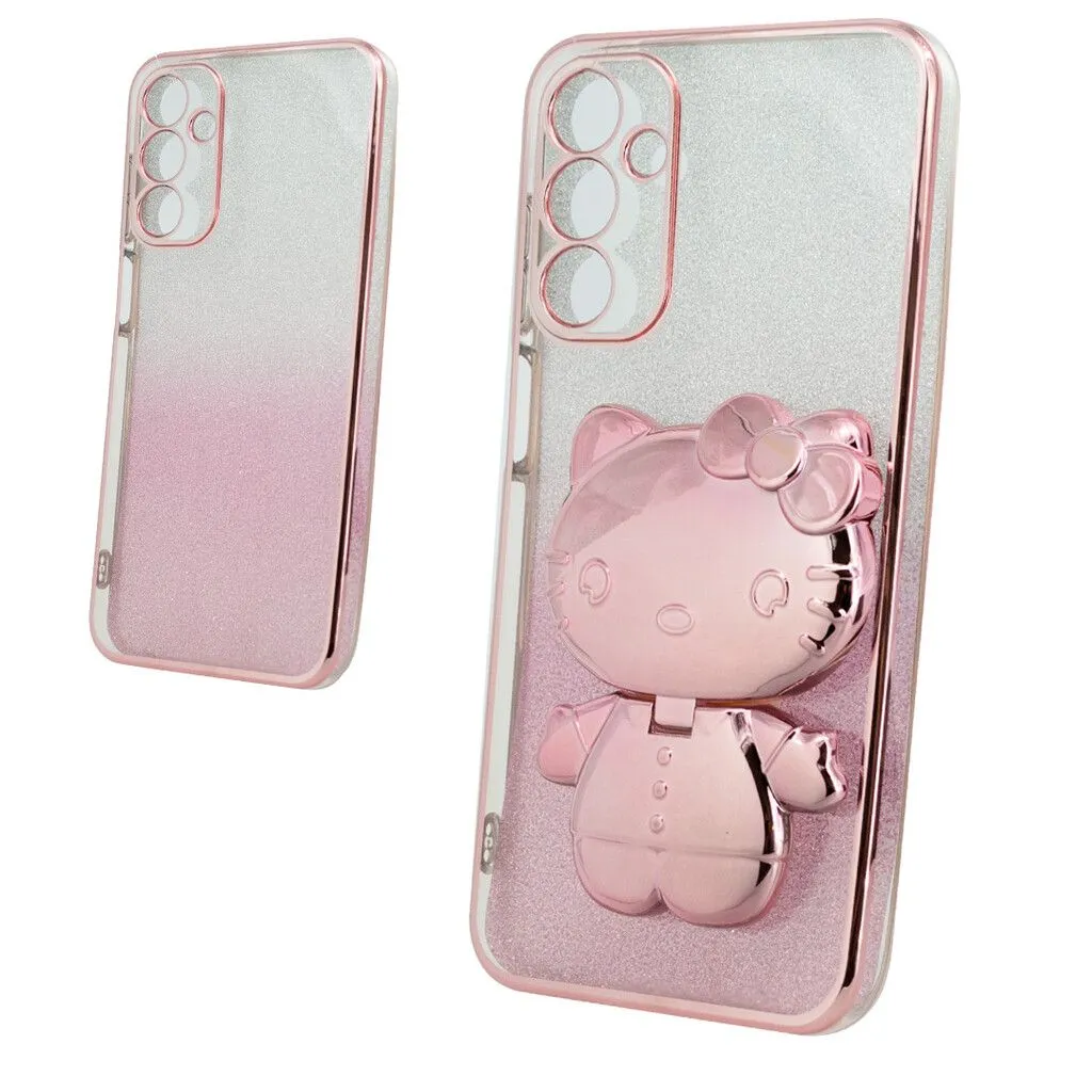 TPU MOD556 BRILLO KITTY - IPH 13 - ONLY - ROSA