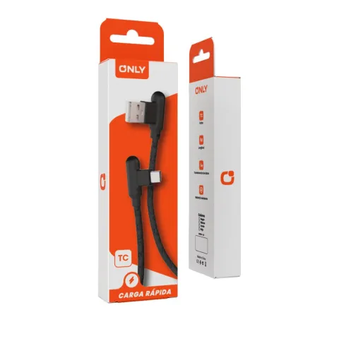 CABLE USB MOD 54 - ELE ONLY - TIPO C - ROJO