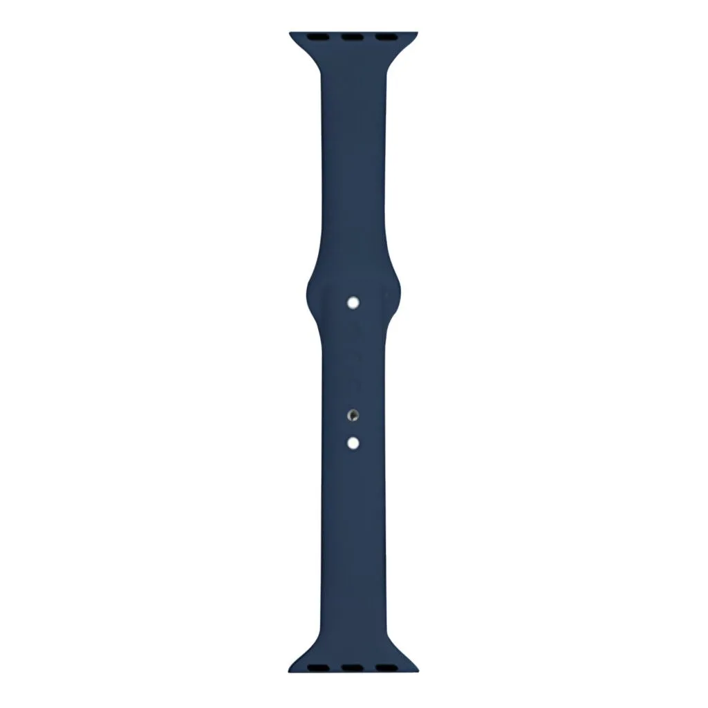 MALLA RELOJ MODS-752 SILICONA LISA 38 - ST - AZUL