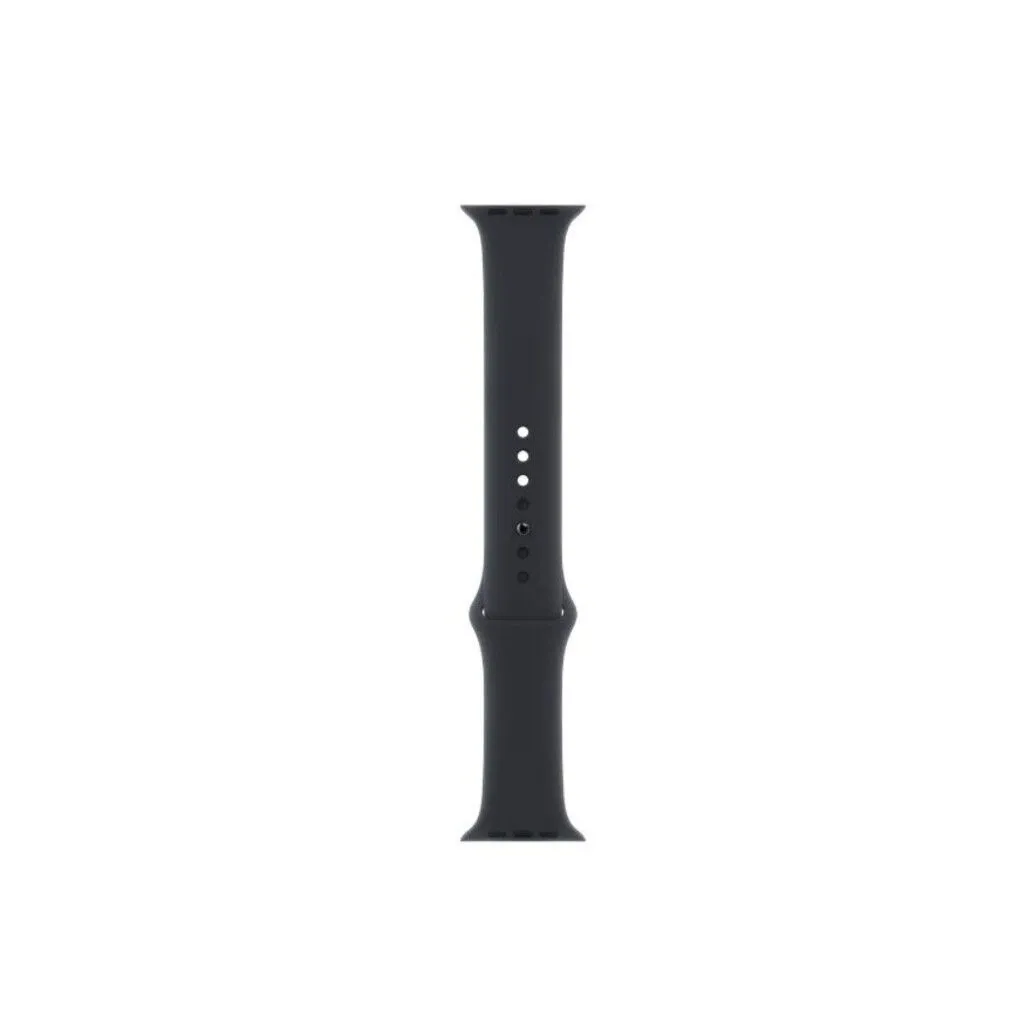 MALLA RELOJ MODS-753 SILICONA LISA 42 - ST - NEGRO