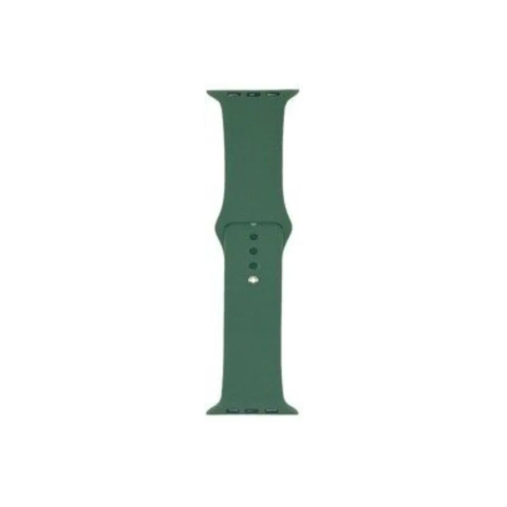 MALLA RELOJ MODS-753 SILICONA LISA 42 - ST - VERDE