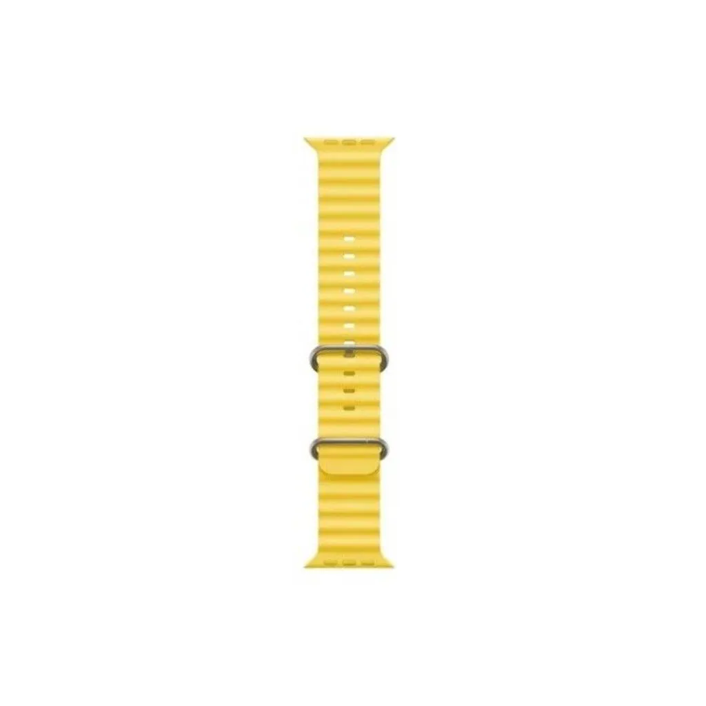 MALLA RELOJ MODS-755 SILICONA CORRUGADA 42 - ST - AMARILLO