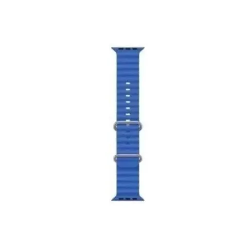 MALLA RELOJ MODS-755 SILICONA CORRUGADA 42 - ST - AZUL