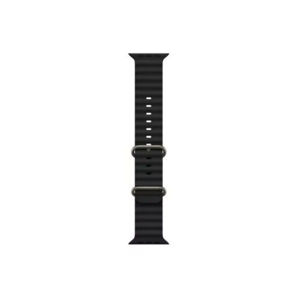 MALLA RELOJ MODS-755 SILICONA CORRUGADA 42 - ST - NEGRO