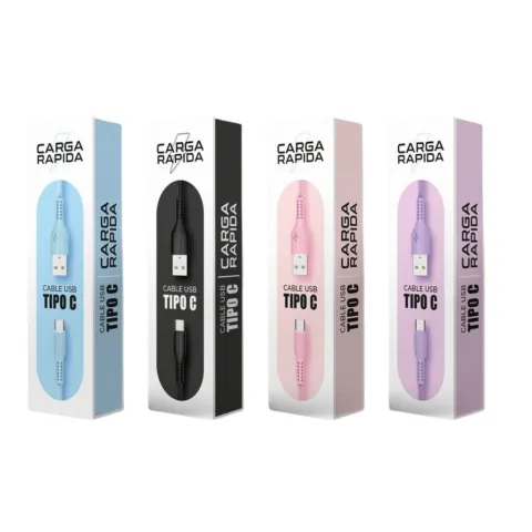CABLE USB TIPO C MODS-950 - STOCK - NEGRO
