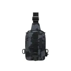 BOLSO MORRAL CUADRADO MODS-772 - ST - CAMUFLADO NEGRO