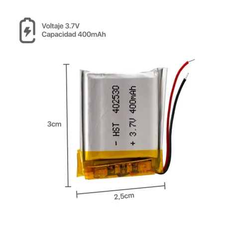 BATERIA DE TABLET 402530 - 180mAh - 3 x 2.5 cm