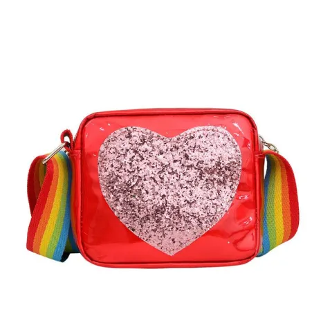 CARTERA CORAZON MODS-566 - ST - ROJO