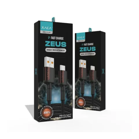 CABLE USB TIPO C MODX-103 - ZEUS - XAEA - MARRON