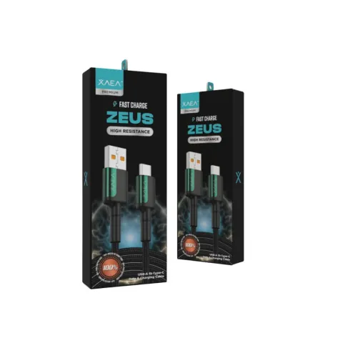 CABLE USB TIPO C MODX-103 - ZEUS - XAEA - VERDE