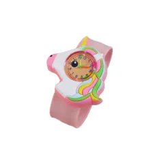 WATCH BAND KIDS ANIMALITOS - MODS-772 - ST - ROSA UNICORNIO