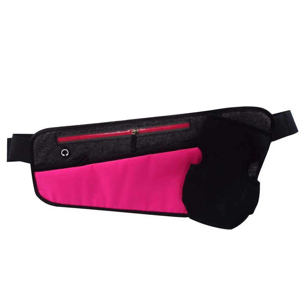 SPORTBELT MOD 02 - CINTO + PORTABOTELLA - FUCSIA