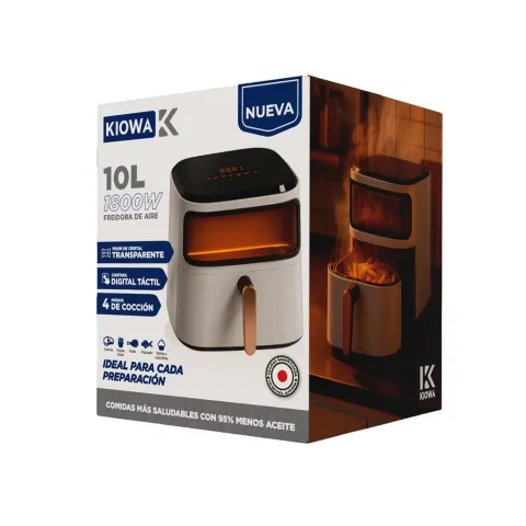FREIDORA DE AIRE 1800W 10L MODK-005A - KIOWA - BLANCO