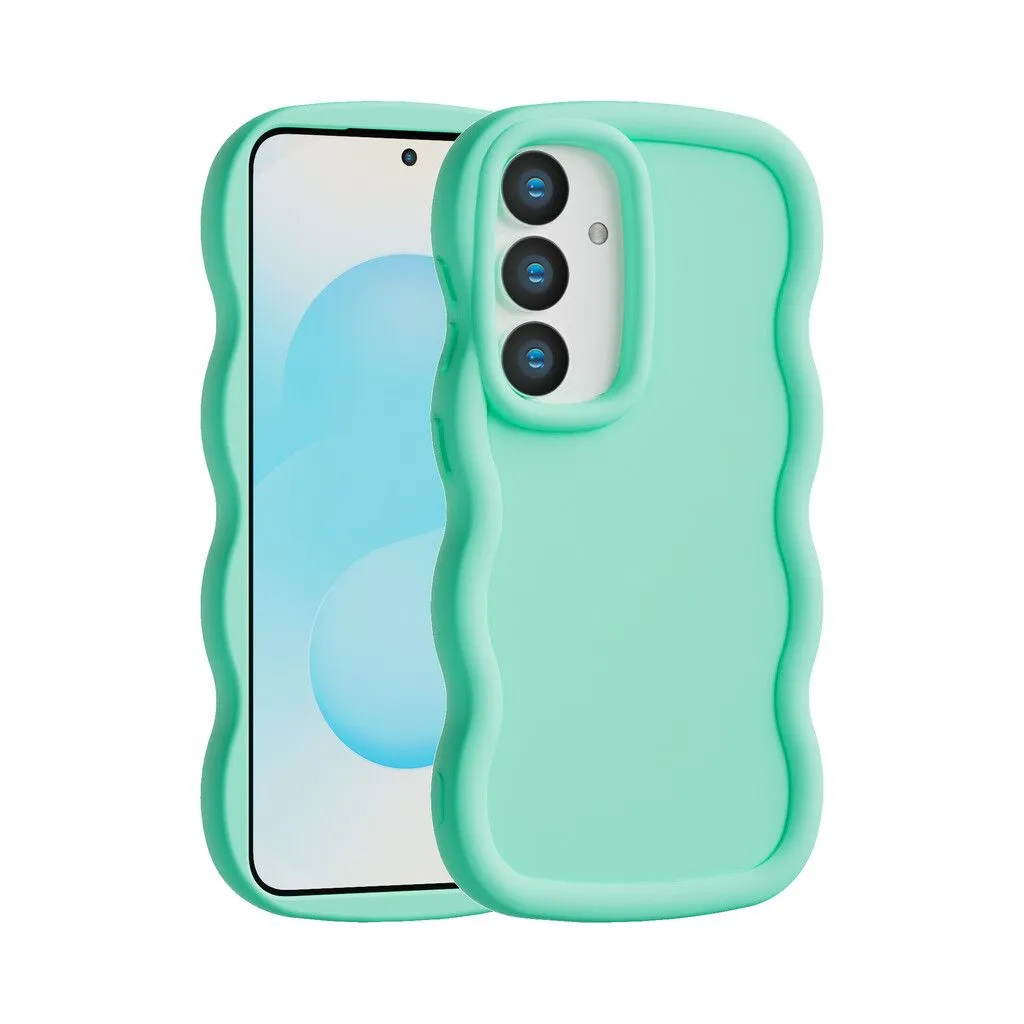 TPU MOD610 SILICONA WAVY - SAM A17 - YEXA - VERDE
