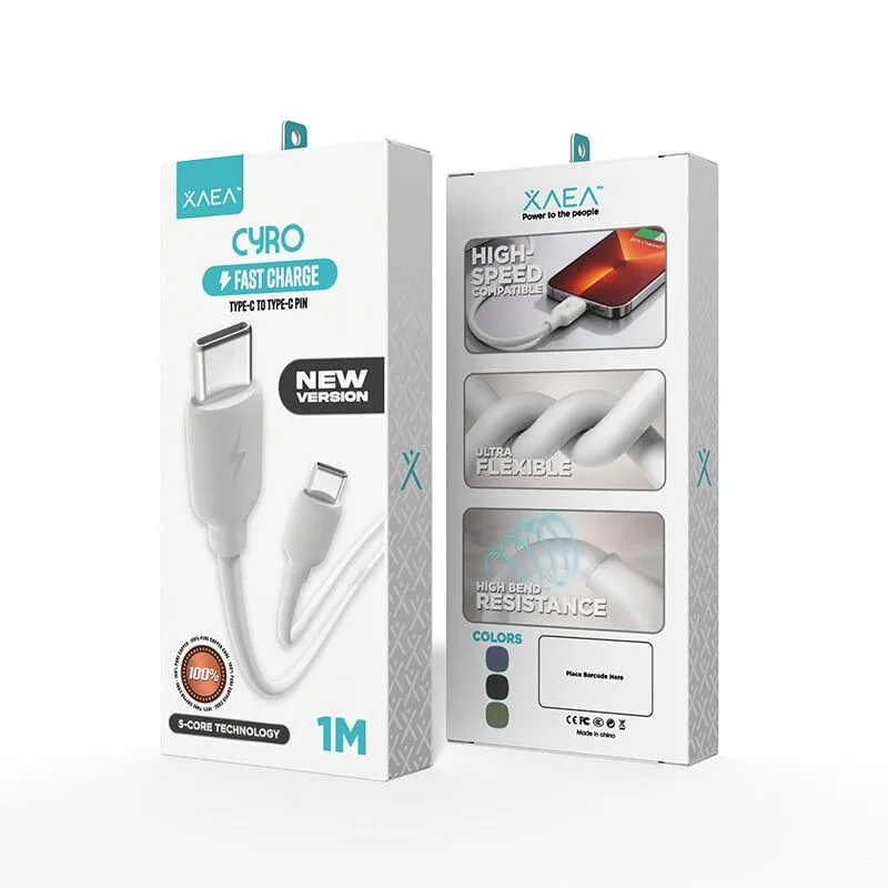 CABLE CYRO TIPO C-TIPO C MODX-00JB - XAEA - BLANCO
