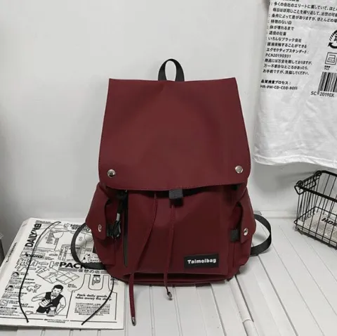 MOCHILA IMPERMEABLE SIMIL GOMA MODV-00LS - VARIOS - ROJO