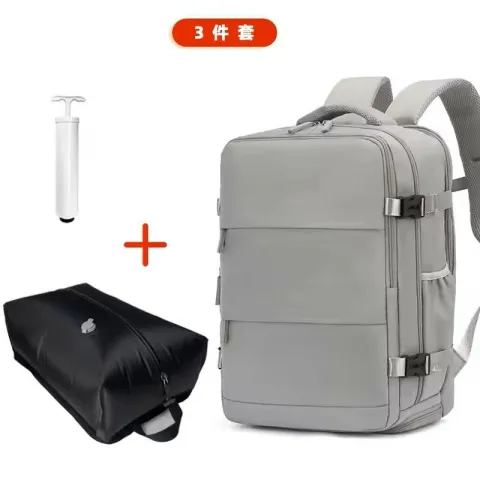 MOCHILA VIRAL DE VIAJE DE VACIO CON BOMBA MODV-00MI - VARIOS - GRIS