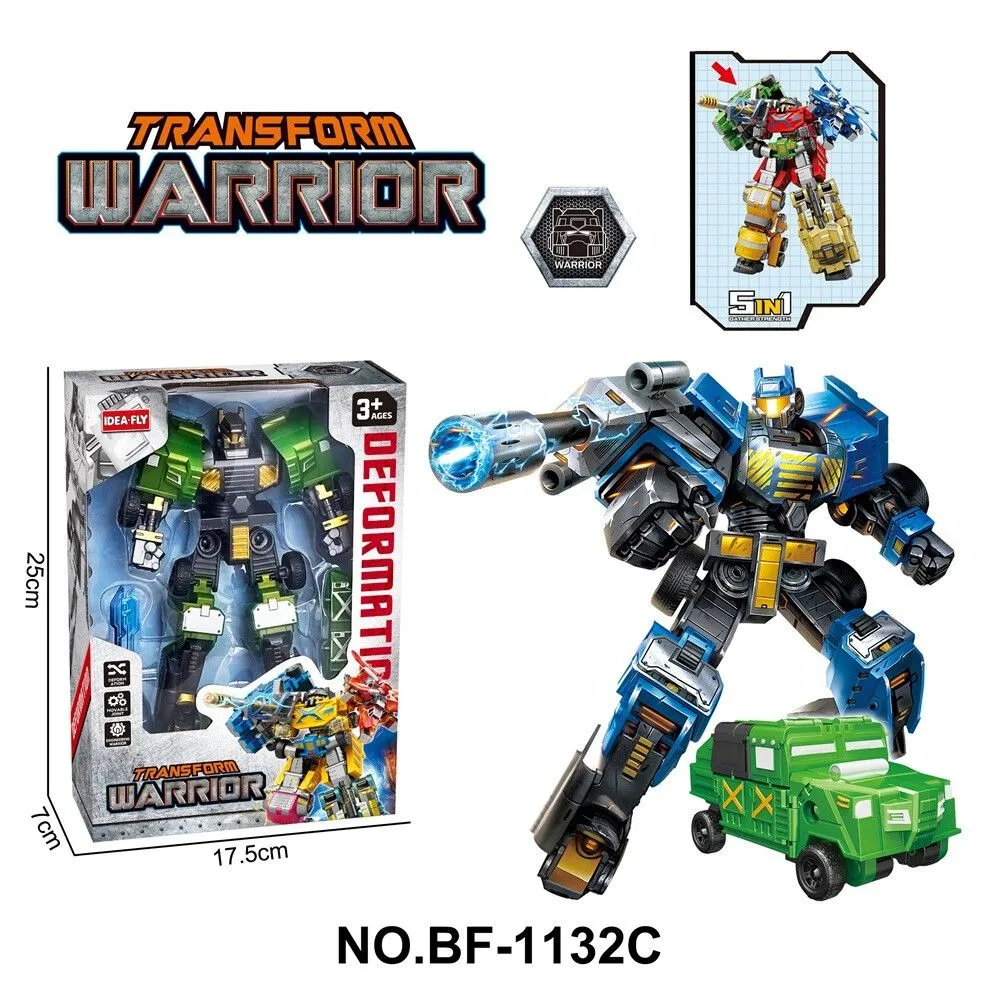 AUTO A TRACCION-ROBOT TRANSFORMER ATRZ-009 - ZUMO - VERDE