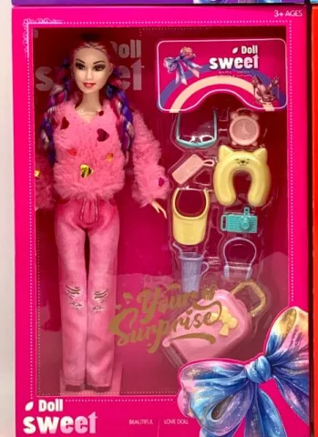 MUÑECA DOLL SWEET MARZ-017 - ZUMO - ROSA