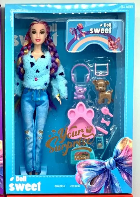 MUÑECA DOLL SWEET MARZ-017 - ZUMO - AZUL