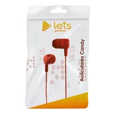AURICULARES MOD19 - MP3-ROJO