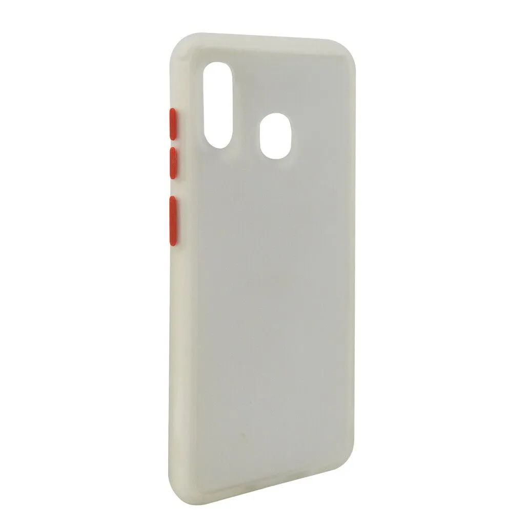TPU BORDES COLORES MOD154 SAMSUNG S20 PLUS BLANCO