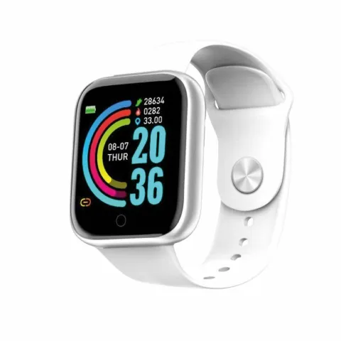 SMART WATCH MOD Y68 1.44 - ONLY - PLATEADO