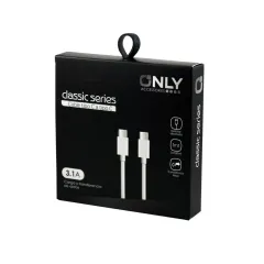 CABLE TIPO C A TIPO C - ONLY - BLANCO