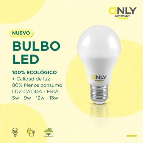 BULBO LED A60 9W FRIO ONLY