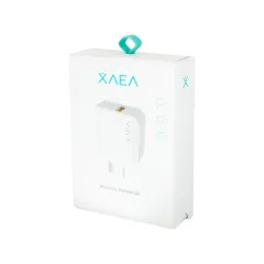 CARGADOR 220V XAEA MOD 10 - 9V - 27W - 1 USB + CABLE TIPO C - BLANCO