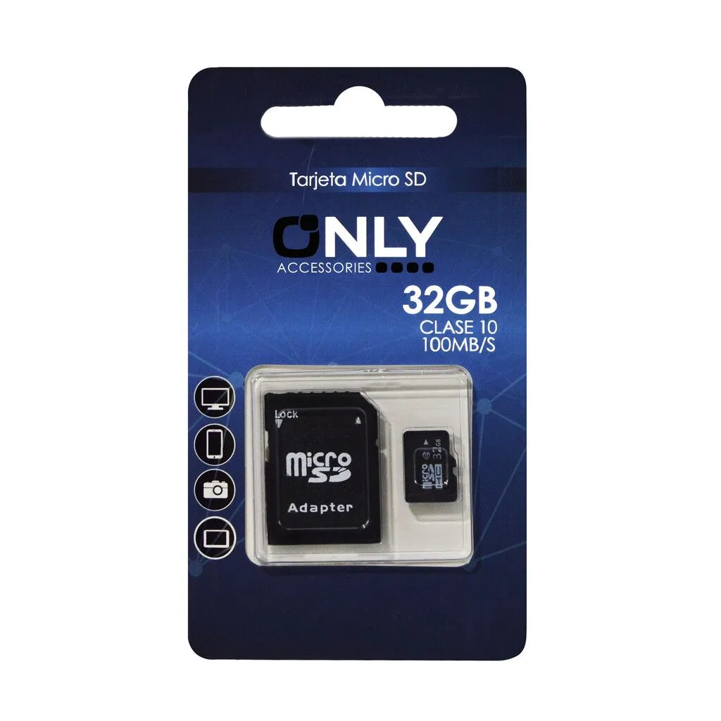 MEMORIA 32GB - CLASE 10 ONLY