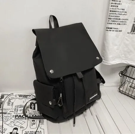MOCHILA IMPERMEABLE SIMIL GOMA MODV-00LS - VARIOS - NEGRO