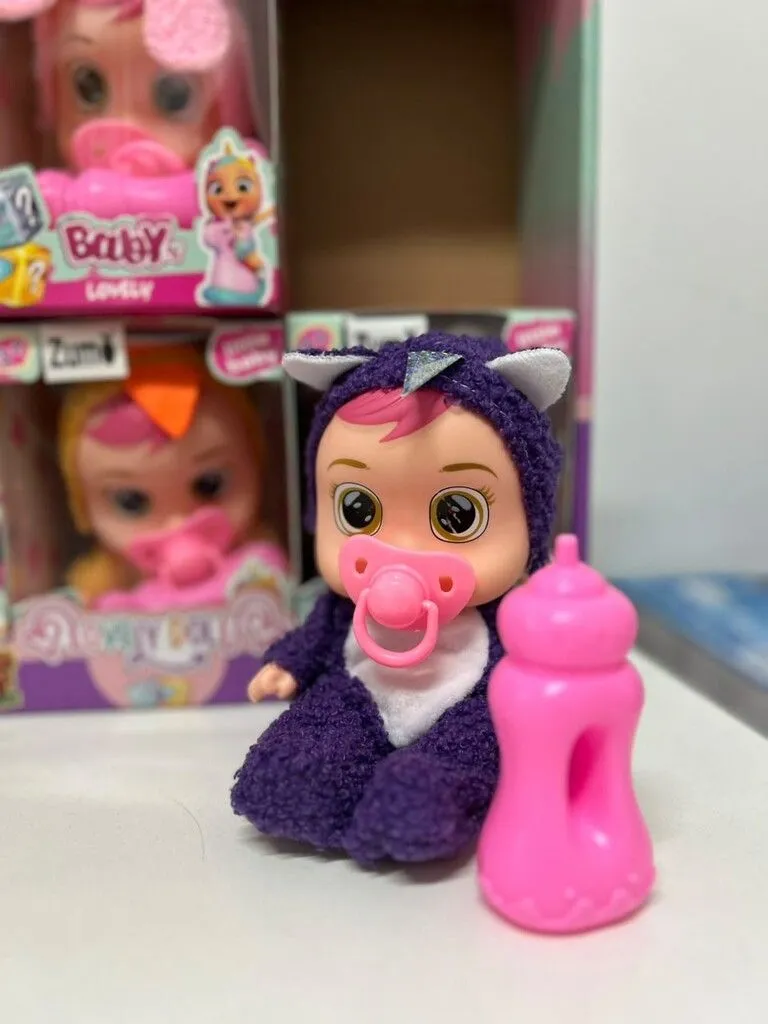BEBE LLORÓN CON CHUPETE MAPZ-031 - ZUMO - MORADO