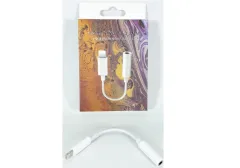 CABLE ADAPTADOR IPHONE LIGHTNING (M) A PLUG 3.5 (H)