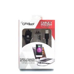 SOPORTE DE ESCRITORIO GEEKER C/BRAZO FLEXIBLE P/IPHONE