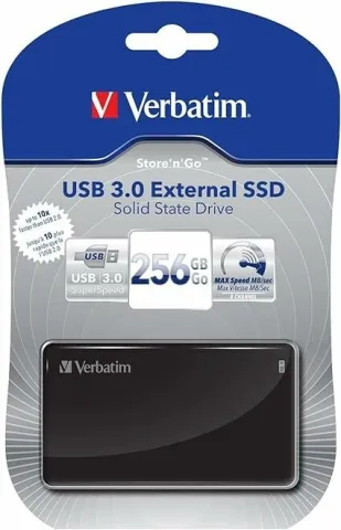 SSD EXTERNO 256GB VERBATIM USB 3.0 SSD 47623