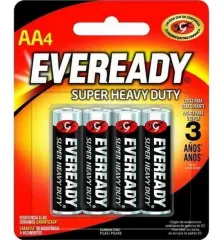 PILA CARBON EVEREADY AA BLISTER X4