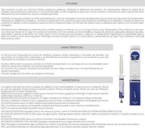 FLUX 3000 EN GEL JERINGA 10CC