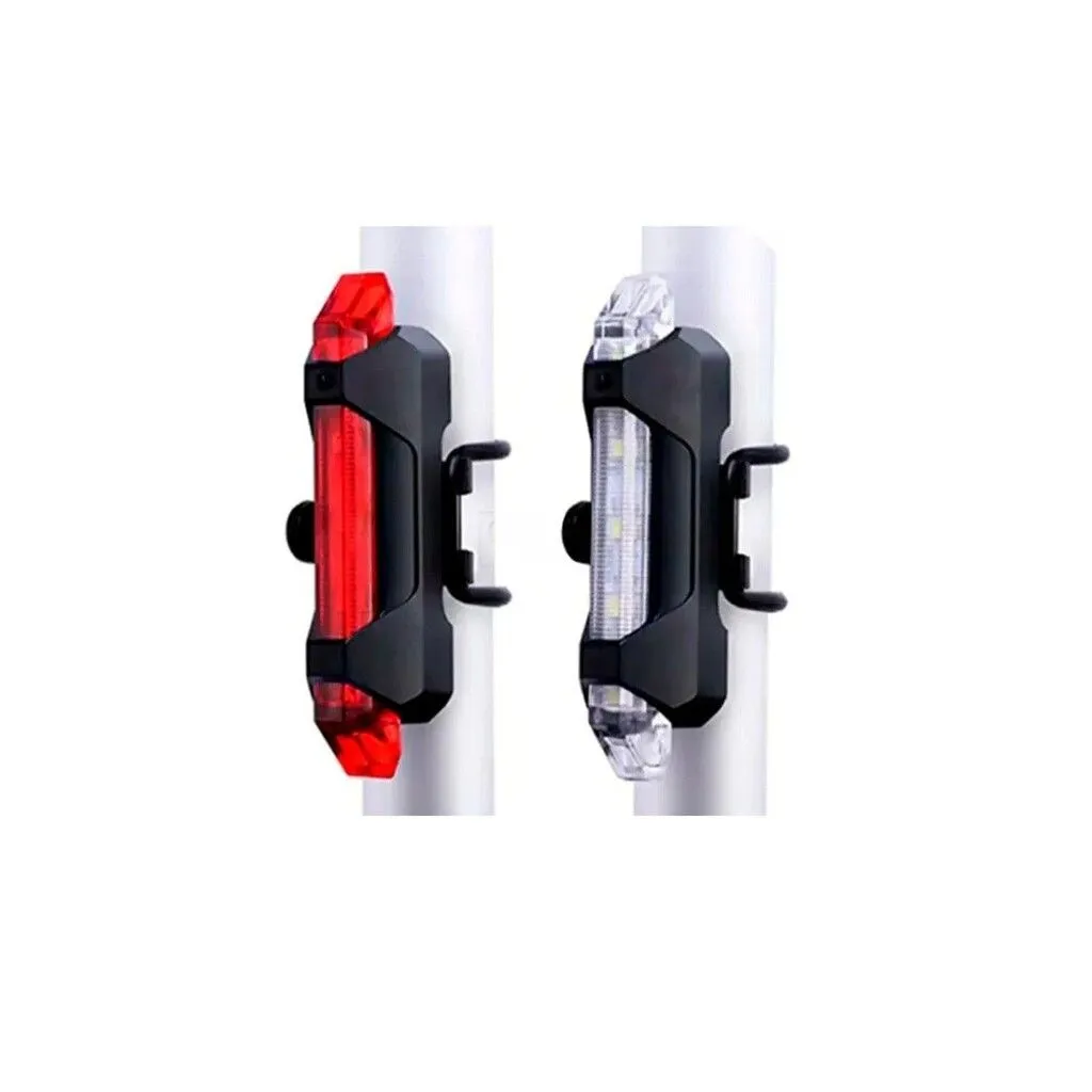 LUZ LED PARA BICI USB RECARGABLE DELANTERA O TRASERA INDIVIDUALES