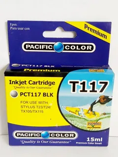 CARTUCHO ALT  P/EPSON PACIFIC COLOR T117 NEGRO