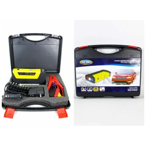 KIT CARGADOR PORTATIL PARA AUTO TM-15