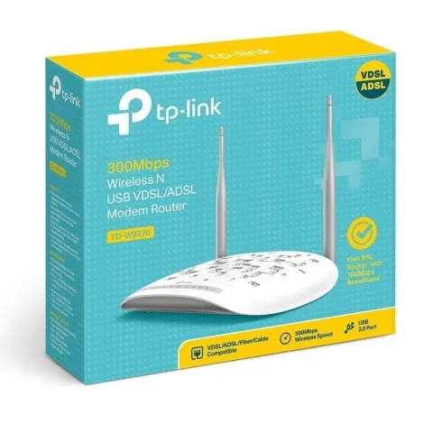 ROUTER MODEN INALAMBRICO TP-LINK TD-W9970 300MBPS, VDSL , ADSL