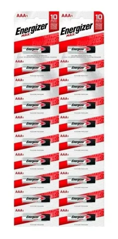 PILA ALCALINA ENERGIZER AAA E92  X UNIDAD
