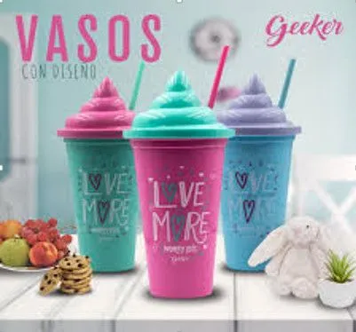 VASO GEEKER TAPA LISA