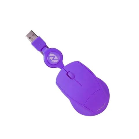 MOUSE MINI RETRACTIL USB NOGA NGM-418 VIOLETA