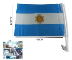 BANDERA PARA AUTO ARGENTINA 30X40CM