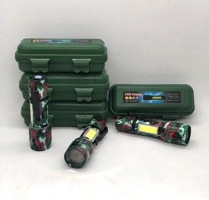 LINTERNA RECARGABLE CAMUFLADA PEQUEÑA